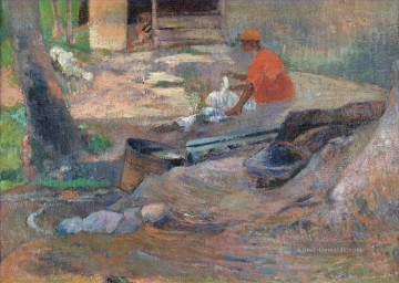 DER LITTLE WASHER Paul Gauguin Ölgemälde